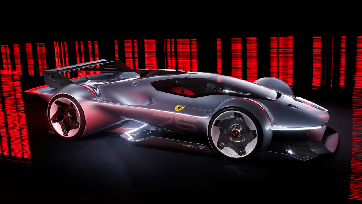 New Ferrari Vision Gran Turismo is a virtual V6 single seater